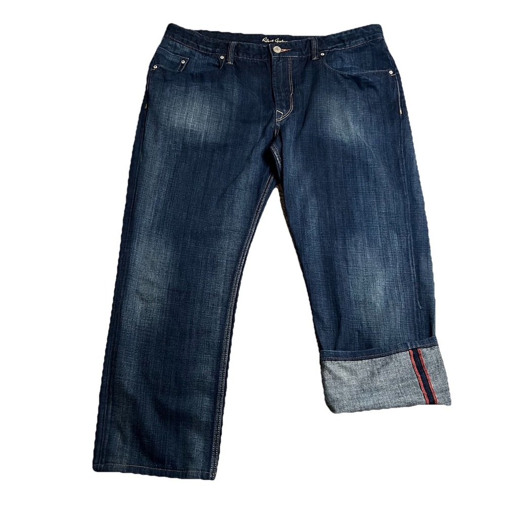 Robert Graham Jeans Mens Size 40x28‎ Slim Jim Selvedge Casual